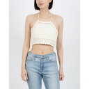 ガウディ GAUDI クロシェホルターネックTOPS (IVORY)