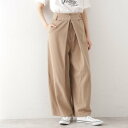 ザ ショップ ティーケー (ウィメン) THE SHOP TK(Women) バレル風タックパンツ【洗濯機OK】 (ベージュ(052))