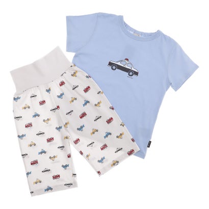 プティマイン petit main BOYS半袖パジャマ （ブルー）のサムネイル