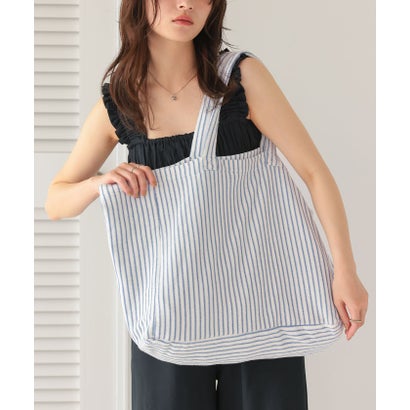 ティティベイト titivate パイル地ビッグトートバッグ （ライトブルー）