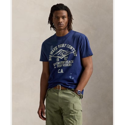 ポロ ラルフ ローレン POLO RALPH LAUREN クラシック フィット ジャージー グラフィック Tシャツ (400ブルー) ポロ ラルフ ローレン POLO RALPH LAUREN クラシック フィット ジャージー グラフィック Tシャツ (400ブルー)