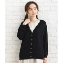 サブストリート マイスタンダード sabstreet my standard 【大きいサイズ】 9号・15号(M・3L) 【抗菌・防臭・COOL・UV】スカラップカーディガン (ブラック)