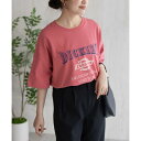 ディッキーズ Dickies バイオ加工カレッジTシャツ (レッド)