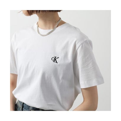 カルバン クライン Calvin Klein CALVIN KLEIN JEANS 半袖 Tシャツ J30J314544 （YAF/BrightWhite/ホワイト）
