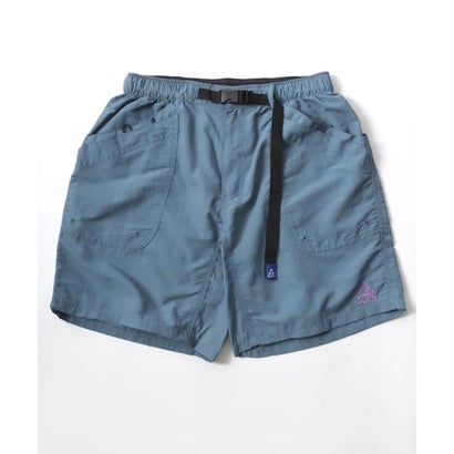 ラザル Lazar GERRY/ジェリー 水陸両用 接触冷感 UVカット クライミング ガーデニング ベイカー ショートパンツ【返品不可商品】 （グレイッシュブルー）