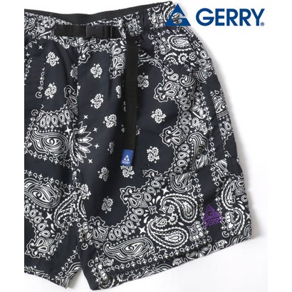 ラザル Lazar GERRY/ジェリー 水陸両用 接触冷感 UVカット クライミング ガーデニング ベイカー ショートパンツ【返品不可商品】 (ブラック系その他)