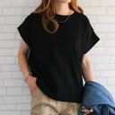 アクアガレージ aquagarage ショルダータックトップス 春 夏 (ブラック)