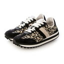 サルバトーレフェラガモ Salvatore Ferragamo モノグラムスニーカー (BLACK/BEIGE)