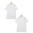 ディーゼル DIESEL 2Pセット 無地Vネック (WHITE)
