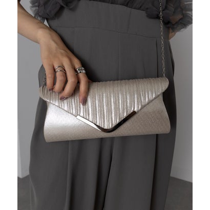 セットアップセブン SETUP7 パーティーバッグ クラッチバッグ オケージョン KNF127 （シルバー）