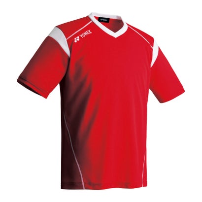 ヨネックス YONEX ヨネックス YONEX サッカー ジュニアゲームシャツ シャツ UVカット 吸汗速乾 制電 ゲームシャツ ジュニア キッズ ベリークール FW1 （001 レッド）