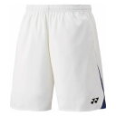 ヨネックス YONEX ヨネックス YONEX テニス ユニハーフパンツ 15223 (011 ホワイト)
