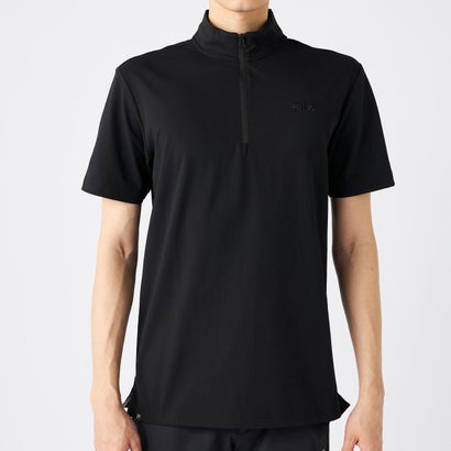 フィラ FILA ハーフジップ半袖シャツ （BK）