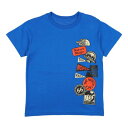 ザ・ノース・フェイス THE NORTH FACE ジュニア アウトドア 半袖Tシャツ S/S Luminous Graphic T_ショートスリーブルミナスグラフィックティー(キッズ) NTJ32561 (ヒーローブルー)