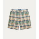 ポロ ラルフ ローレン POLO RALPH LAUREN (ボーイズ 2才〜7才)Bedford コットン マドラス ショートパンツ (999マルチカラー)(4)