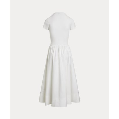 ポロ ラルフ ローレン POLO RALPH LAUREN コットン ショートスリーブ ドレス （100ホワイト）