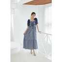 トッコクローゼット tocco closet フロントリボン付きリボンショルダーギンガムチェックワンピース