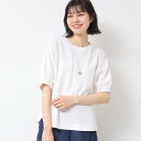 デッサン Dessin パフスリーブカットソー(XS~L) (ホワイト(002))