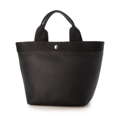 カシュカシュ cache cache シュリンク舟型2wayトート （BK）