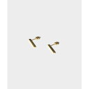 エルエイチエムイー LHME 【WEB限定】 ”Gleam”トンファーピアス/サージカルステンレス(金属アレルギー対応) (ゴールド)