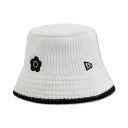 マリークワント MARY QUANT NEW ERA(R) × MARY QUANTニットバケット ハット (ホワイト)