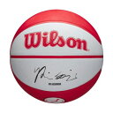 ウィルソン Wilson ウイルソン Wilson バスケット NBA PLAYER ICON バスケットボール アウトドア HACHIMURA 7 号 4007101XB7 (レッド/ブラック)