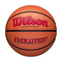 ウィルソン Wilson ウイルソン Wilson バスケット EVOLUTION ゲームボール オレンジ / スカーレット 7 号 0595XB0705 (オ...