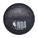 ウィルソン Wilson ウイルソン Wilson バスケット NBA FORGE PRO PRINTED バスケットボール 7 号 8001XB07 (ブラッ...