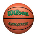 ウィルソン Wilson ウイルソン Wilson バスケット EVOLUTION ゲームボール オレンジ / グリーン 7 号 0595XB0701 (オレンジ/グリーン)(4)