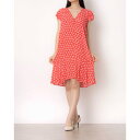 ウィッスルズ WHISTLES Daisy Check Print Flippy Dress (Red/Multi)