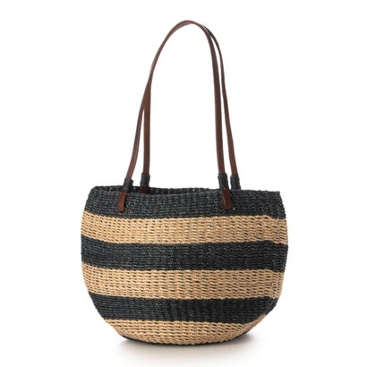 アンジュ シュエット Anjou Chouette カゴバッグ （NATURAL×NAVY）