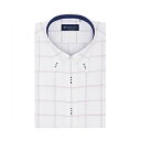 トーキョーシャツ TOKYO SHIRTS 【吸水速乾】 ボタンダウン 半袖 形態安定 ワイシャツ (レッド×ブルー)