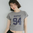コカ coca テレコリブロゴTシャツ (Charcoal)