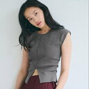コカ coca フロントスリットニット (Gray)(4)