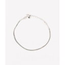 アリュレル ALLURELLE スネークチェーンブレスレット KNF127 (シルバー)
