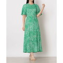 ウィッスルズ WHISTLES Midnight Tiger Alana Dress (Green/Multi)