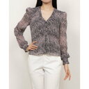 ウィッスルズ WHISTLES Ariel Tiger Dobby Blouse (Pink/Multi)