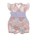 プティマイン petit main girls baby甚平【返品不可商品】 (アカ)(4)