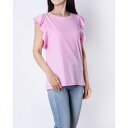 リナシメント RINASCIMENTO フリルスリーブTシャツ (Rosa)