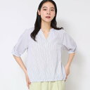 デッサン Dessin パフスリーブブラウス(XS〜L) (ホワイト(301))(4)