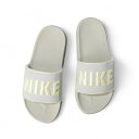 ナイキ NIKE ウィメンズ オフコート スライド (LIGHT SILVER/BARELY VOLT)