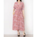 ウィッスルズ WHISTLES Summer Cheetah Midi Dress (Pink/Multi)