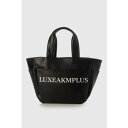 リュクスエイケイエムプラス LUXEAKMPLUS ゴルフ ロゴミニトートバック(ブラック)