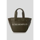 リュクスエイケイエムプラス LUXEAKMPLUS ゴルフ ロゴミニトートバック(カーキ)