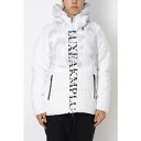 リュクスエイケイエムプラス LUXEAKMPLUS ゴルフ センターロゴカモ柄中綿ジャケット (ホワイトカモ)