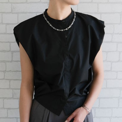 アクアガレージ aquagarage 袖バルーンブラウス 春 夏 秋 （ブラック）のサムネイル