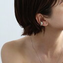 ノエルマーケット Noelmarket イヤーカフ 艶なし マット リング おしゃれ シンプル 片耳用 イヤリング 結婚式 フォーマル (艶あり:シルバー)