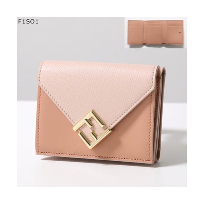 フェンディ FENDI FENDI 三つ折り財布 8M0480 ALV4 FFダイヤモンド (F1SO1/ピンク×ピンク) フェンディ FENDI FENDI 三つ折り財布 8M0480 ALV4 FFダイヤモンド (F1SO1/ピンク×ピンク)