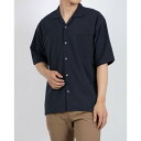 ジーンズメイト JEANS MATE BLUE STANDARD デオドラント ドライオープンシャツ (ネービー)