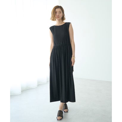 イェッカ ヴェッカ YECCA VECCA MIXプリーツワンピース （ブラック）